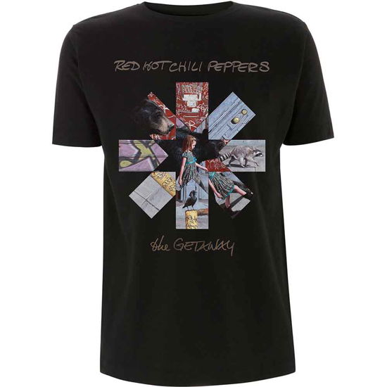Red Hot Chili Peppers Unisex T-Shirt: Getaway Album Asterisk - Red Hot Chili Peppers - Koopwaar - MERCHANDISE - 5060357848606 - 30 december 2019