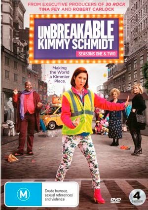 Cover for Unbreakable Kimmy Schmidt: Seasons 1 &amp; 2 (DVD) (2018)