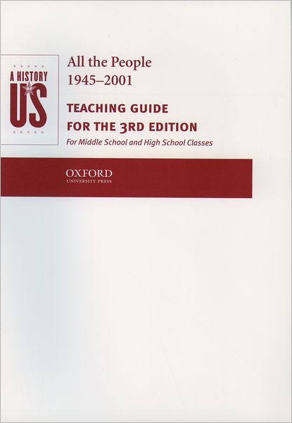 A History of Us: Book 10: All the People 1945-2001 Teaching Guide - Joy Hakim - Książki - Oxford University Press - 9780195153606 - 7 listopada 2002