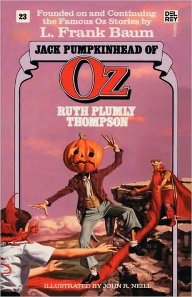 Cover for Ruth Plumly Thompson · Jack Pumpkinhead of Oz (The Wonderful Oz Books, #23) (Paperback Book) [Reprint edition] (1985)