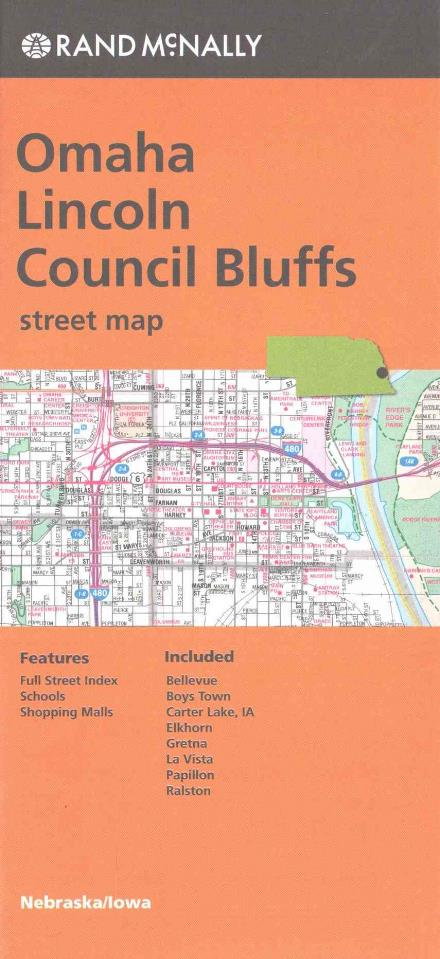 Cover for Rand Mcnally · Omaha / Lincoln / Council Bluffs (Map) [Fol Map edition] (2014)