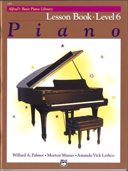 Cover for Alfreds Basic Piano Course Lesson Book 6 (Paperback Book) (1984)