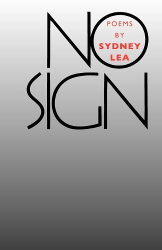 Cover for Sydney Lea · No Sign (Paperback Bog) (2012)