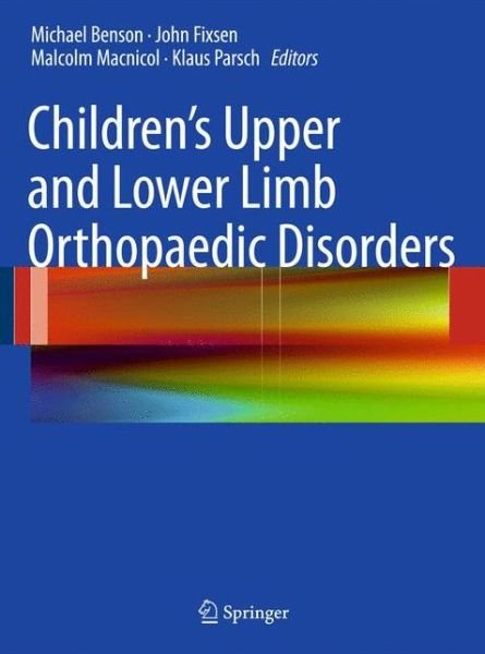 Cover for Benson · Children's Upper and Lower Limb Orthopaedic Disorders (Paperback Book) (2011)