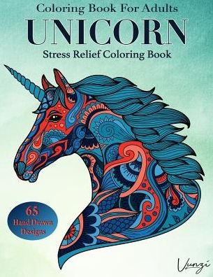 Cover for Vunzi Press · Unicorn Coloring Book For Adults (Pocketbok) (2019)