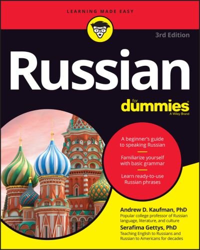 Cover for Kaufman, Andrew D. (University of Georgia) · Russian For Dummies (Paperback Book) (2022)