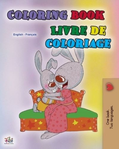 Cover for Shelley Admont · Coloring book #1 (Paperback Book) [English French Bilingual edition] (2020)