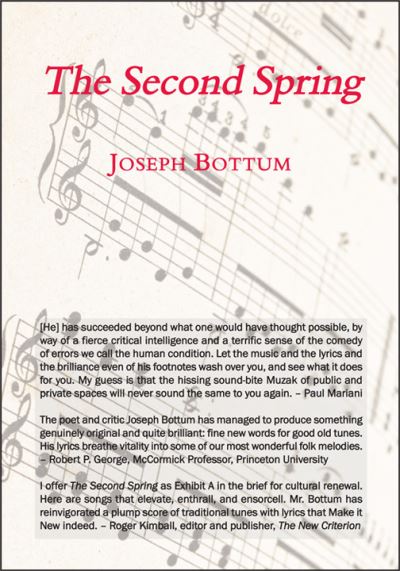 Cover for Joseph Bottum · The Second Spring (Paperback Book) (2011)