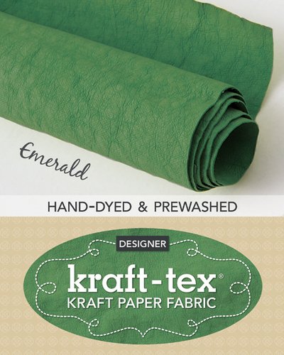 Kraft-tex (R) Roll Emerald Hand-dyed & Prewashed: Kraft Paper Fabric - Publishing, C&T - Merchandise - C & T Publishing - 9781617458606 - 10 september 2019
