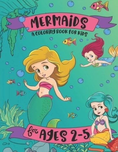 Cover for Pink Crayon Coloring · Mermaids (Paperback Bog) (2019)