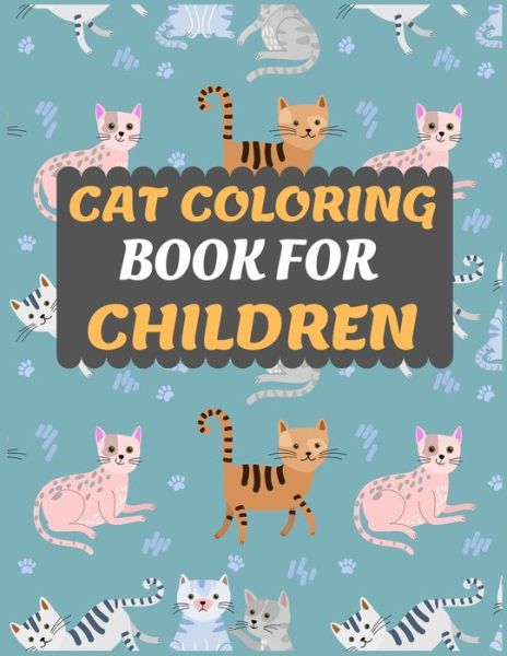 Cover for Dipas Press · Cat Coloring Book for Children (Pocketbok) (2019)