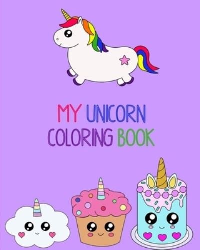 Cover for The Little Learner's Club · My Unicorn Coloring Book (Pocketbok) (2024)