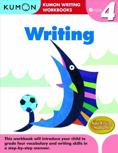Cover for Kumon · Grade 4 Writing (Pocketbok) [Act Csm Wk edition] (2013)