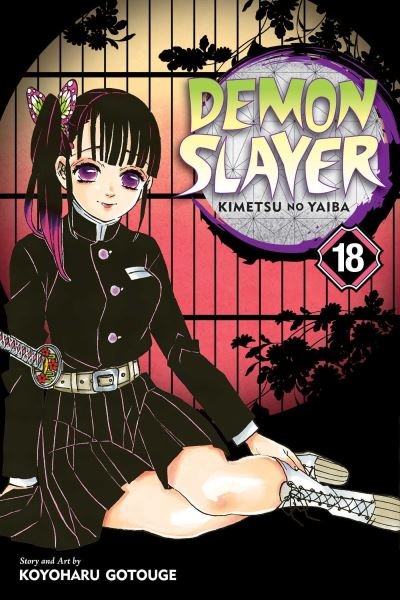 Cover for Koyoharu Gotouge · Demon Slayer: Kimetsu no Yaiba, Vol. 18 - Demon Slayer: Kimetsu no Yaiba (Paperback Bog) (2020)