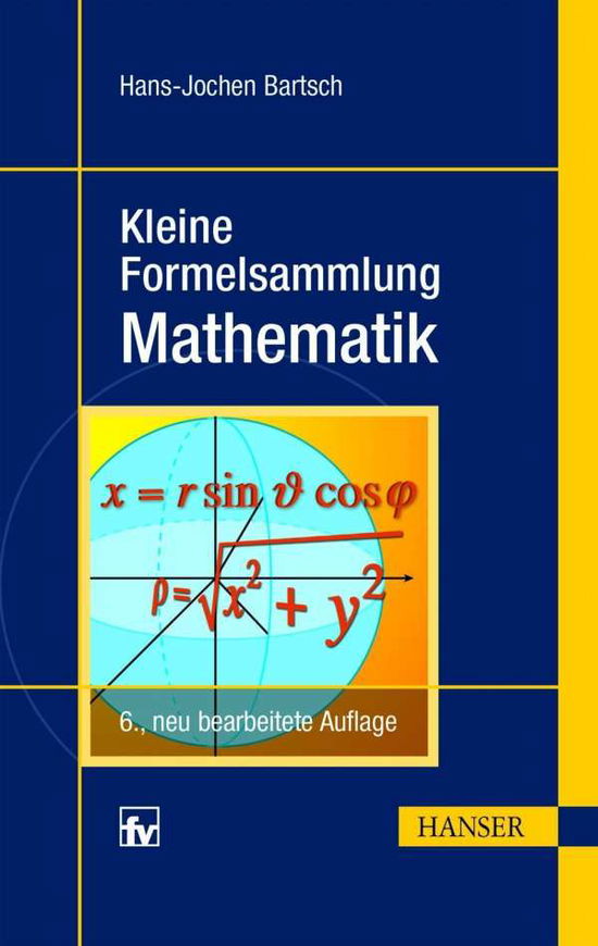 Cover for Bartsch · Formelsammlung Mathematik 6.A. (Hardcover Book) (2015)