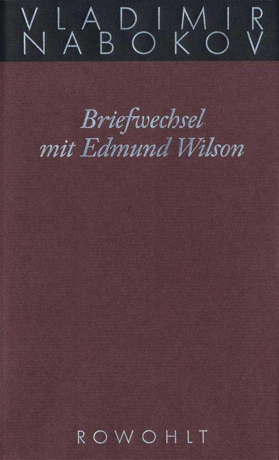 Cover for V. Nabokov · Briefwechsel 1940-1971 (Book)