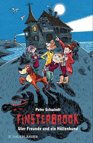 Cover for Peter Schwindt · Finsterbrook - Vier Freunde und ein Höllenhund (Hardcover Book) (2021)