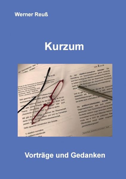 Cover for Werner Reuss · Kurzum: Vortrage und Gedanken (Paperback Book) (2020)