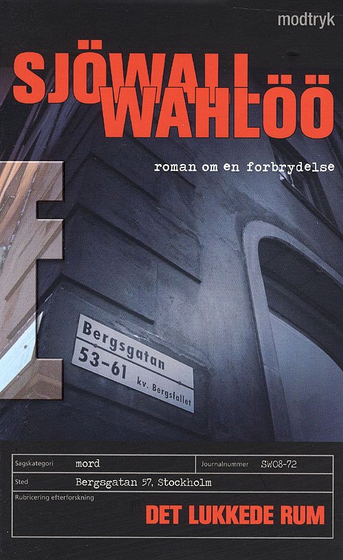 Cover for Sjöwall &amp; Wahlöö · Roman om en forbrydelse: Det lukkede rum (Paperback Book) [1º edição] [Paperback] (2007)