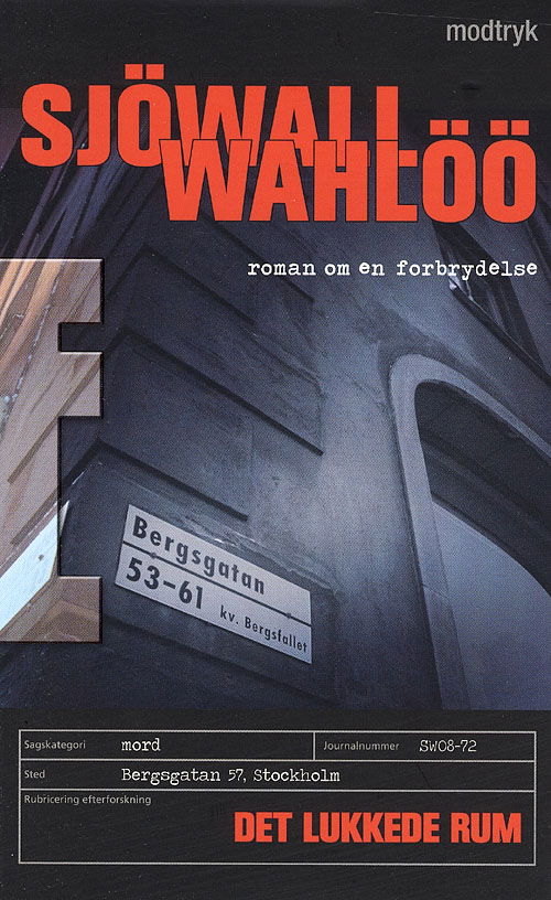 Roman om en forbrydelse: Det lukkede rum - Sjöwall & Wahlöö - Bøger - Modtryk - 9788770530606 - 15. juni 2007