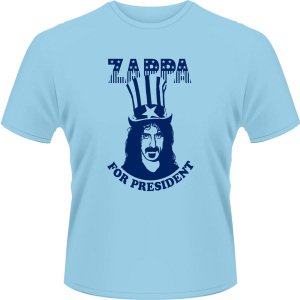 Cover for Frank Zappa · Zappa for President (Blue) (T-shirt) [size L] [Blue edition] (2012)