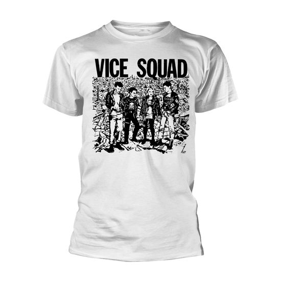 Cover for Vice Squad · Last Rockers (White) (T-shirt) [size XL] [White edition] (2020)