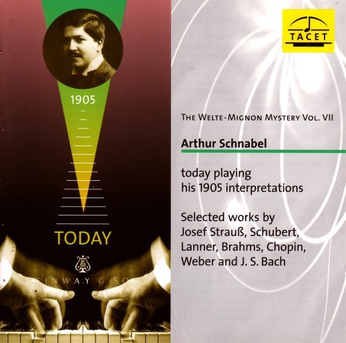 Cover for Straub / Schnabel / Schubert / Lanner / Brahms · Welte-mignon Mystery 8: Arthur Schnabel Today (CD) (2007)