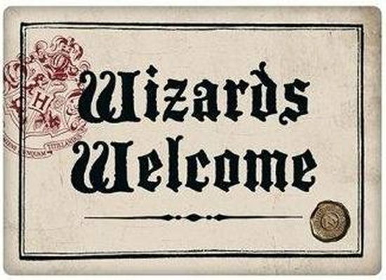 Cover for Harry Potter: Half Moon Bay · Harry Potter: Wizards Welcome Magnet Metal (magnete) (Legetøj)