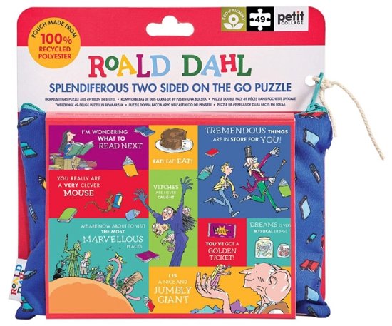 Cover for Petit Collage · Roald Dahl Splendiferous Two Sided On the Go Puzzle (MERCH) (2020)