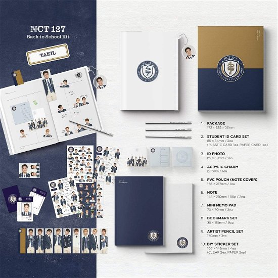 Cover for Nct127 · 2021 NCT 127 Back to School Kit (MARK Ver.) (MERCH)