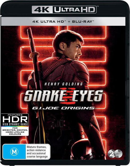 Cover for Robert Schwentke · Snake Eyes: G.i. Joe Origins (2021) (4k / Blu-ray) (Blu-ray) (2021)