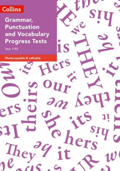 Cover for Sarah Snashall · Year 1/P2 Grammar, Punctuation and Vocabulary Progress Tests - Collins Tests &amp; Assessment (Taschenbuch) (2019)