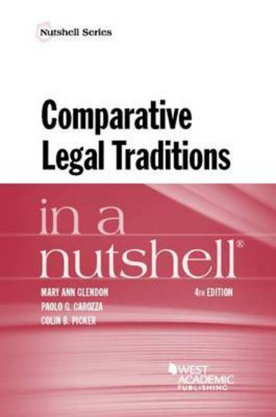 Cover for Mary Ann Glendon · Comparative Legal Traditions in a Nutshell - Nutshell Series (Paperback Book) [4 Revised edition] (2015)