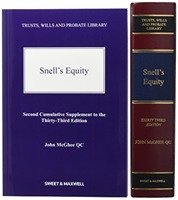 Cover for McGhee, John, QC · Snell's Equity (Hardcover bog) (2018)