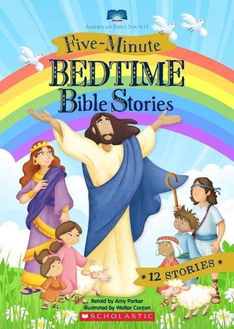 Cover for Amy Parker · Five-minute Bedtime Bible Stories (Hardcover Book) (2015)