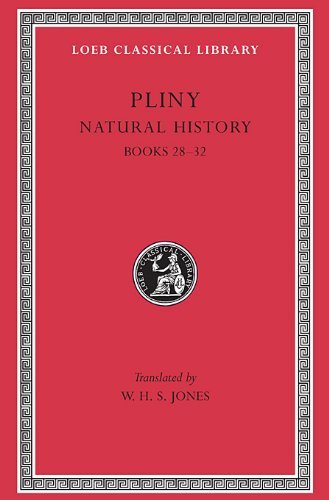 Cover for Pliny · Natural History, Volume VIII: Books 28–32 - Loeb Classical Library (Inbunden Bok) [Reprint edition] (1963)