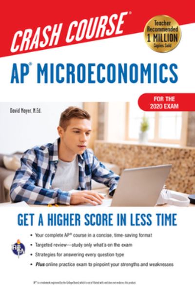 Cover for David Mayer · AP® Microeconomics Crash Course, Book + Online (Pocketbok) (2020)