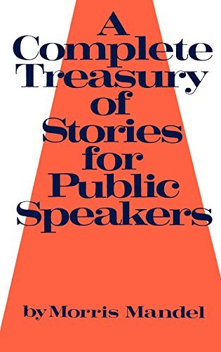 Cover for Morris Mandel · A Complete Treasury of Stories for Public Speakers (Hardcover Book) (1974)