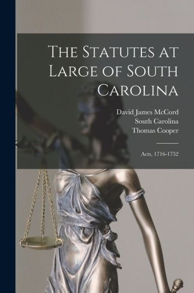 Cover for Thomas Cooper · Statutes at Large of South Carolina (Buch) (2022)