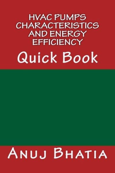 Cover for Anuj Bhatia · Hvac Pumps Characteristics and Energy Efficiency: Quick Book (Paperback Book) (2015)