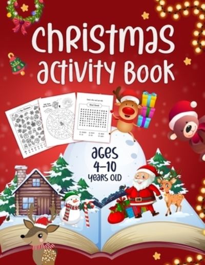 Cover for Amazing Notebooks · Christmas Activity Book Ages 4 - 10 (Paperback Book) (2019)