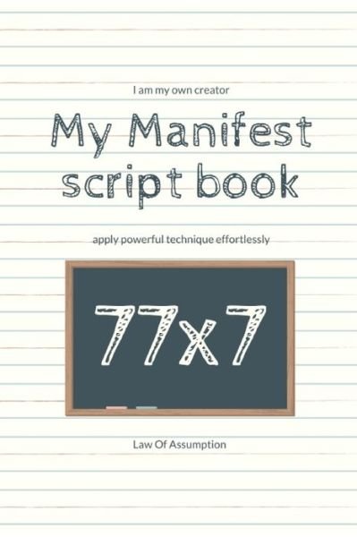 Cover for H Y W · My Manifest script book 77x7 (Paperback Bog) (2019)
