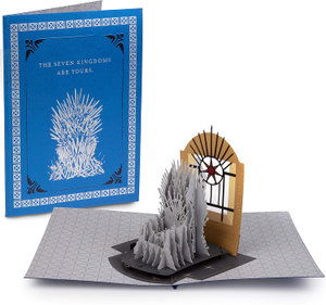 Game of Thrones Iron Throne Pop-up Card - Insight Editions - Livros - Insight Editions - 9781682983607 - 8 de novembro de 2018