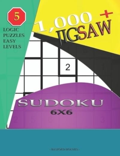 Cover for Basford Holmes · 1,000 + sudoku jigsaw 6x6 (Paperback Bog) (2019)