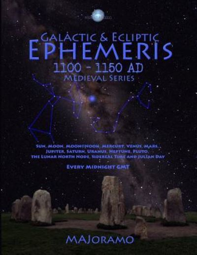 Cover for Morten Alexander Joramo · Galactic &amp; Ecliptic Ephemeris 1100 - 1150 Ad (Paperback Book) (2019)