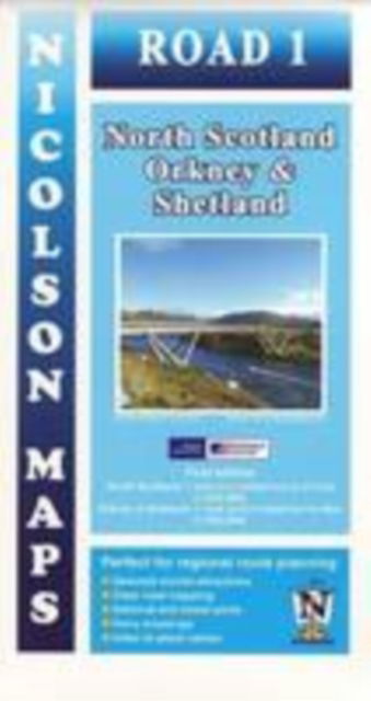 Cover for M. V. Nicolson · Nicolson Road 1, North Scotland: Orkney &amp; Shetland (Map) (2020)