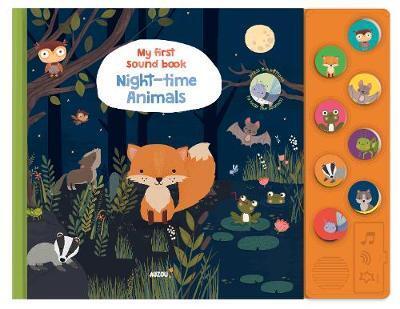 Cover for Auzou Publishing · My First Sound Book: Night Animals (Board book) (2020)