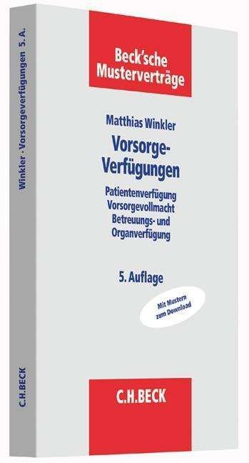 Cover for Winkler · Vorsorgeverfügungen (Bok)