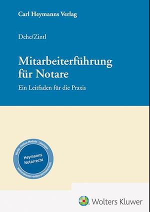 Cover for Dörthe Dehe · Mitarbeiterführung für Notare (Paperback Book) (2022)