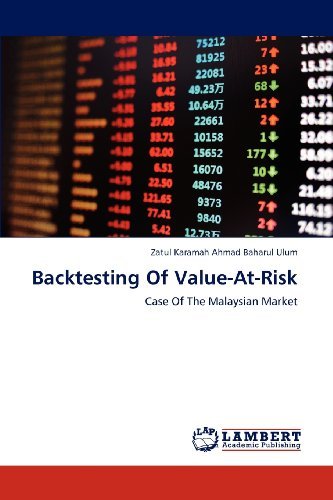 Cover for Zatul Karamah Ahmad Baharul Ulum · Backtesting of Value-at-risk: Case of the Malaysian Market (Taschenbuch) (2012)
